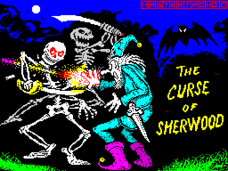 暗闇に咲く Curse of Sherwood, The для ZX Spectrum - играй онлайн!
