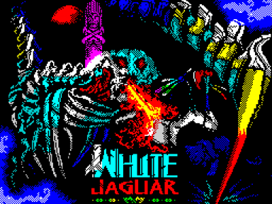 White Jaguar game title screen