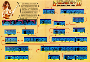 Карта Barbarian II: The Dungeon of Drax