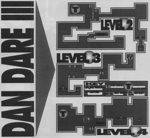 Карта Dan Dare III: The Escape