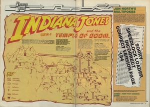 Карта Indiana Jones and the Temple of Doom