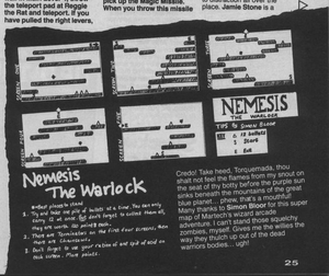 Карта Nemesis the Warlock
