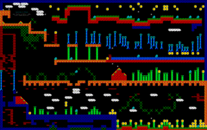 Карта Phantomas in Atari Land