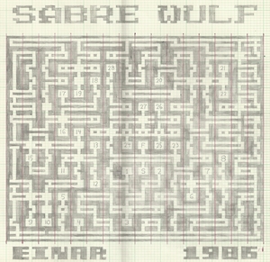 Карта Sabre Wulf
