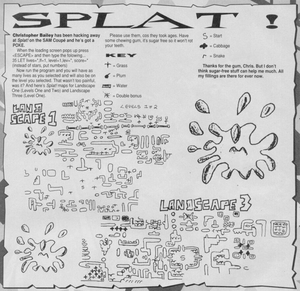 Карта Splat!
