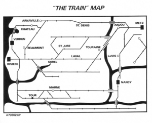 Карта Train: Escape to Normandy, The