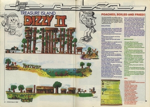 Карта Treasure Island Dizzy