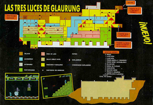 Карта Tres Luces de Glaurung, Las