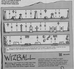 Карта Wizball