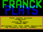 Franck Plays спектрум