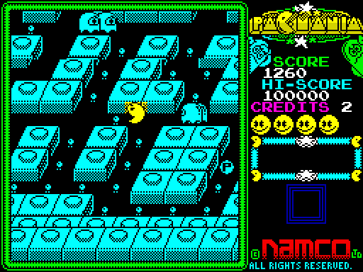 Roms mania. Maniac ZX Spectrum. Pac-Mania. "Pac-Mania" — это 3d.