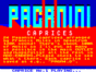 Paganini Caprices спектрум