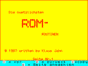 ROM Routinen спектрум