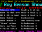 Roy Benson Show, The спектрум