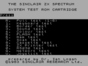 Sinclair ZX Spectrum Test ROM спектрум