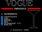 Vogue Cocktails спектрум