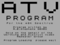 ATV - Amateur Television спектрум
