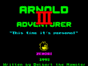 Arnold the Adventurer III спектрум
