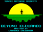 Beyond El Dorado спектрум