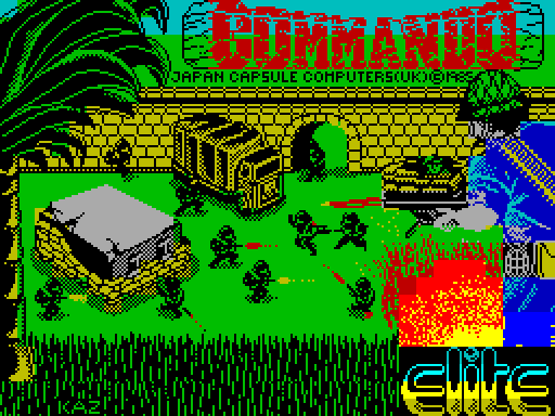 Commando для ZX Spectrum - играй онлайн!