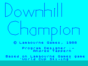 Downhill Champion спектрум