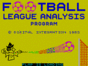 Football League Analysis спектрум