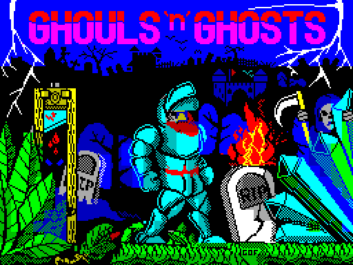Ghouls 'n' Ghosts для ZX Spectrum - играй онлайн!