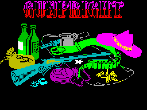 Gunfright для ZX Spectrum - играй онлайн!