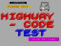 Highway Code спектрум