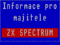 Informace pro Majitele ZX Spectrum спектрум