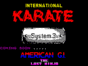 International Karate спектрум