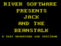 Jack and the Beanstalk спектрум