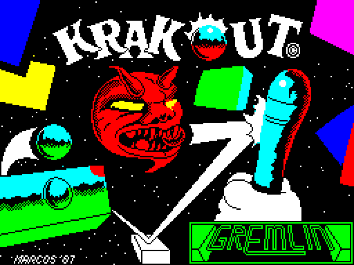 Krakout для ZX Spectrum - играй онлайн!