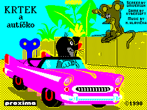 Krtek a Auticko для ZX Spectrum - играй онлайн!