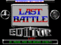 Last Battle Mission Editor спектрум
