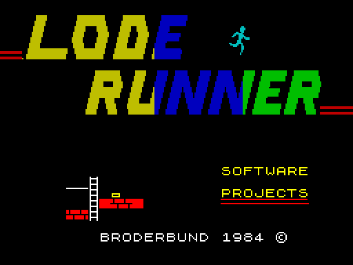Lode Runner для ZX Spectrum - играй онлайн!
