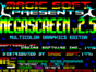 MegaScreen Multicolor Editor спектрум