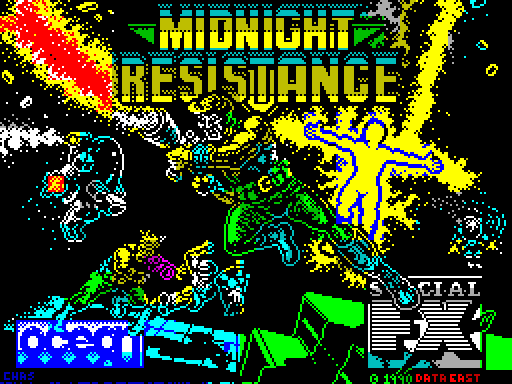 Midnight Resistance для ZX Spectrum - играй онлайн!