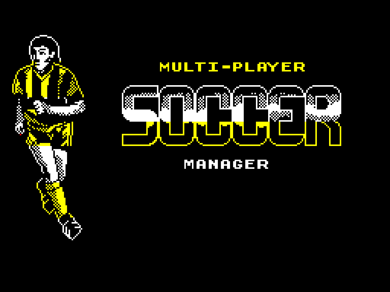 Multi-Player Soccer Manager для ZX Spectrum - играй онлайн!