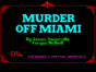 Murder Off Miami спектрум