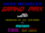 Nigel Mansell's Grand Prix спектрум