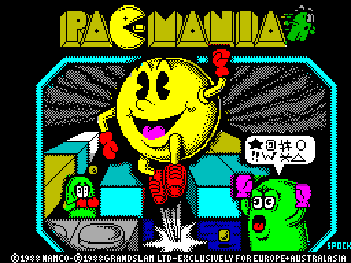 Pac-Mania для ZX Spectrum - играй онлайн!