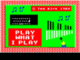 Play What I Play спектрум