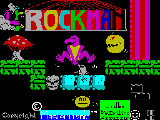 Rockman для ZX Spectrum - играй онлайн!