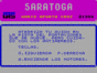 Saratoga спектрум