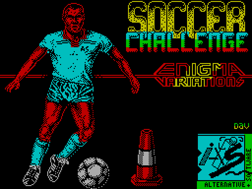 あーちゃページ Soccer Challenge для ZX Spectrum - играй онлайн!
