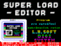 Super Load Editor спектрум