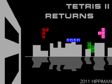 Return play. ZX Spectrum Tetris.