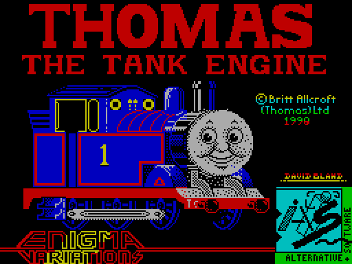 THOMAS THE TANK ENGINE 完全版 Thomas the Tank Engine & Friends для ZX Spectrum - играй онлайн!