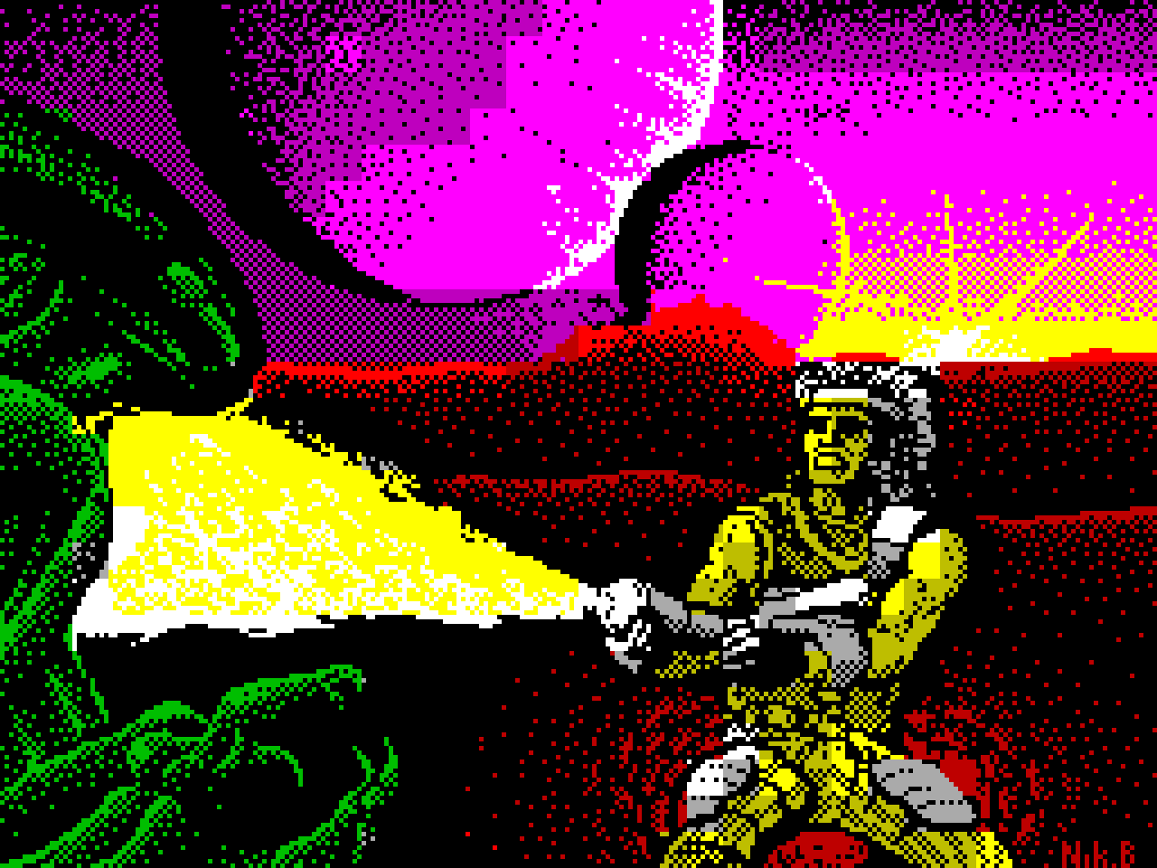 Trantor: The Last Stormtrooper для ZX Spectrum - играй онлайн!
